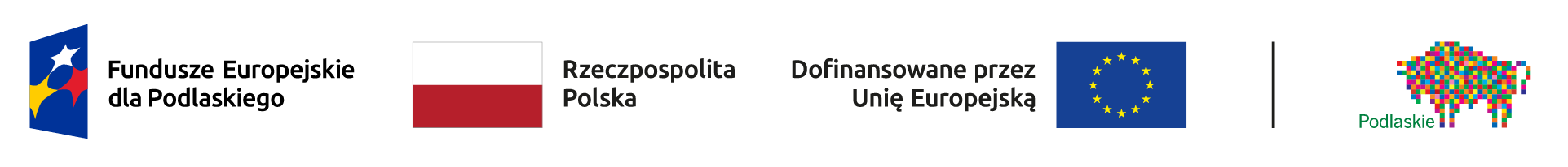 Fundusze Europejskie dla Podlaskiego, Rzeczpospolita Polska, Unia Europejska i Województwo Podlaskie